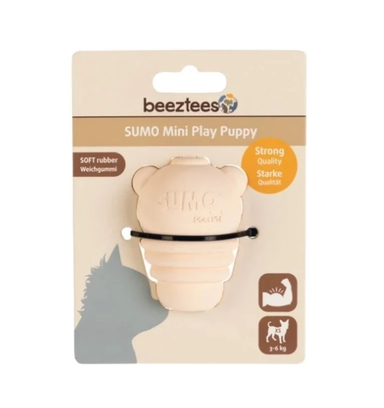 Beeztees Sumo Mini Dental Kauçuk Yavru Köpek Oyuncağı