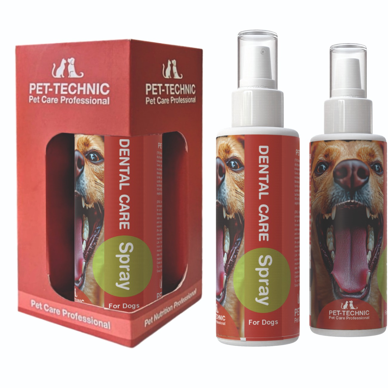 Pet-Technic Dental Care Spray 100 ml - Köpek Ağız ve Diş Bakım Spreyi | Koku Giderici