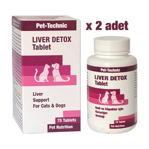 pet technic 2li liver detox tablet karaciger destegi 155