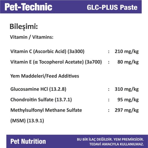 pet technic 4lu pasta anti hairball biotin zinc multi plus glc plus 229