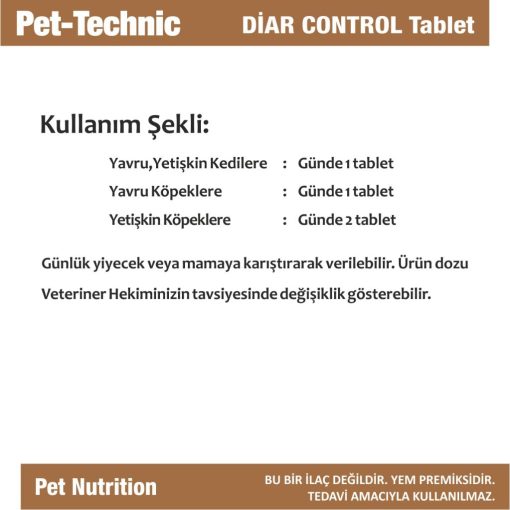 pet technic biotin zinc pasta diar control tablet 894