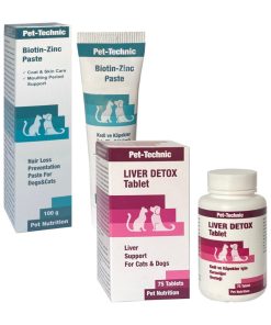 pet technic biotin zinc pasta liver detox tablet 855