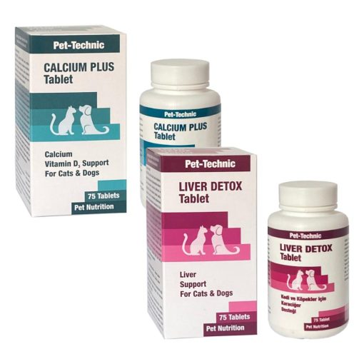 pet technic calcium plus tablet liver detox tablet 726