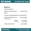 pet technic calcium plus tablet vitamin d3 kalsiyum destegi 72