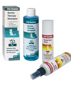 pet technic derma therapy sampuan herbal care dog spray 1004