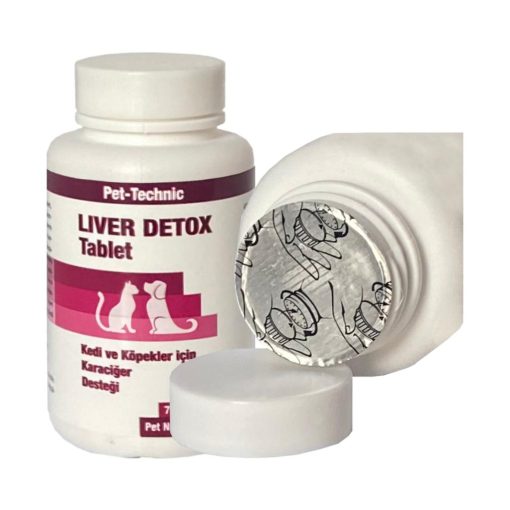 pet technic liver detox tablet karaciger destegi 91